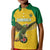 Custom Dominica Football Kid Polo Shirt Sisserou Parrot Yellow Color - Wonder Print Shop