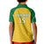 Custom Dominica Football Kid Polo Shirt Sisserou Parrot Yellow Color - Wonder Print Shop