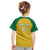 Custom Dominica Football Kid T Shirt Sisserou Parrot Yellow Color - Wonder Print Shop