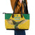 Custom Dominica Football Leather Tote Bag Sisserou Parrot Yellow Color - Wonder Print Shop