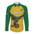 Custom Dominica Football Long Sleeve Button Shirt Sisserou Parrot Yellow Color - Wonder Print Shop