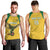 Custom Dominica Football Men Tank Top Sisserou Parrot Yellow Color - Wonder Print Shop