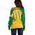 Custom Dominica Football Off Shoulder Sweater Sisserou Parrot Yellow Color - Wonder Print Shop