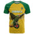 Custom Dominica Football T Shirt Sisserou Parrot Yellow Color - Wonder Print Shop