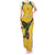 Custom Dominica Football Tank Maxi Dress Sisserou Parrot Yellow Color - Wonder Print Shop