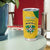 Custom Dominica Football Tumbler Cup Sisserou Parrot Yellow Color - Wonder Print Shop