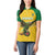 Custom Dominica Football Women Polo Shirt Sisserou Parrot Yellow Color - Wonder Print Shop