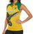 Custom Dominica Football Women Sleeveless Polo Shirt Sisserou Parrot Yellow Color - Wonder Print Shop