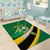 Personalised Dominica Football Area Rug Sporty Style