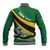 Personalised Dominica Football Baseball Jacket Sporty Style - Wonder Print Shop