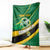 Personalised Dominica Football Blanket Sporty Style