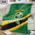 Personalised Dominica Football Blanket Sporty Style