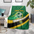 Personalised Dominica Football Blanket Sporty Style