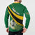 Personalised Dominica Football Button Sweatshirt Sporty Style - Wonder Print Shop