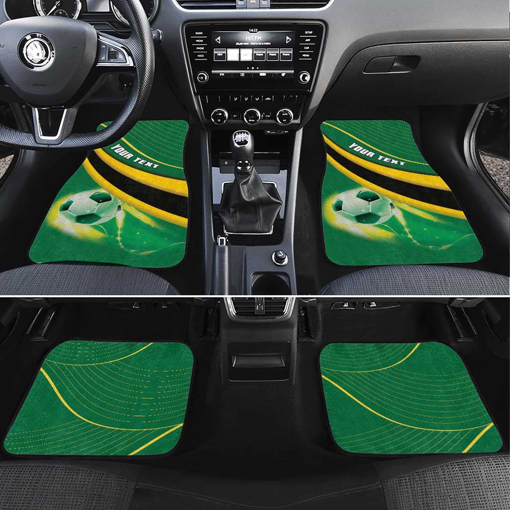 Personalised Dominica Football Car Mats Sporty Style - Wonder Print Shop