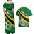 Personalised Dominica Football Couples Matching Off Shoulder Maxi Dress and Hawaiian Shirt Sporty Style - Wonder Print Shop