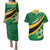 Personalised Dominica Football Couples Matching Puletasi and Hawaiian Shirt Sporty Style - Wonder Print Shop