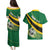 Personalised Dominica Football Couples Matching Puletasi and Hawaiian Shirt Sporty Style - Wonder Print Shop