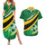 Personalised Dominica Football Couples Matching Summer Maxi Dress and Hawaiian Shirt Sporty Style - Wonder Print Shop