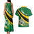 Personalised Dominica Football Couples Matching Tank Maxi Dress and Hawaiian Shirt Sporty Style - Wonder Print Shop