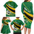 Personalised Dominica Football Family Matching Long Sleeve Bodycon Dress and Hawaiian Shirt Sporty Style - Wonder Print Shop