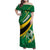 Personalised Dominica Football Family Matching Off Shoulder Maxi Dress and Hawaiian Shirt Sporty Style - Wonder Print Shop