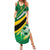 Personalised Dominica Football Family Matching Summer Maxi Dress and Hawaiian Shirt Sporty Style - Wonder Print Shop