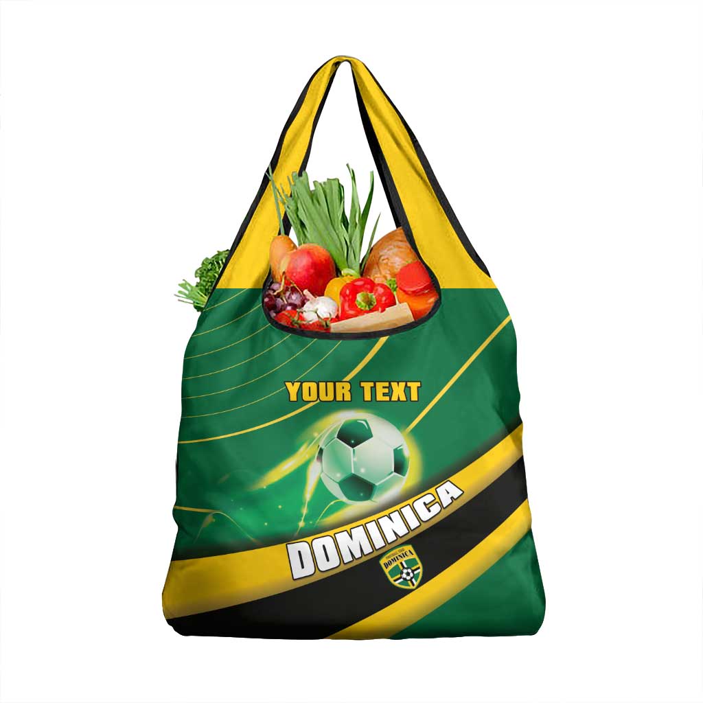 Personalised Dominica Football Grocery Bag Sporty Style