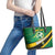 Personalised Dominica Football Leather Tote Bag Sporty Style - Wonder Print Shop