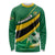 Personalised Dominica Football Long Sleeve Shirt Sporty Style - Wonder Print Shop