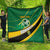 Personalised Dominica Football Quilt Sporty Style - Wonder Print Shop