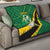 Personalised Dominica Football Quilt Sporty Style - Wonder Print Shop