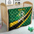 Personalised Dominica Football Quilt Sporty Style - Wonder Print Shop