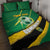 Personalised Dominica Football Quilt Bed Set Sporty Style - Wonder Print Shop