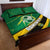 Personalised Dominica Football Quilt Bed Set Sporty Style - Wonder Print Shop