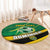 Personalised Dominica Football Round Carpet Sporty Style