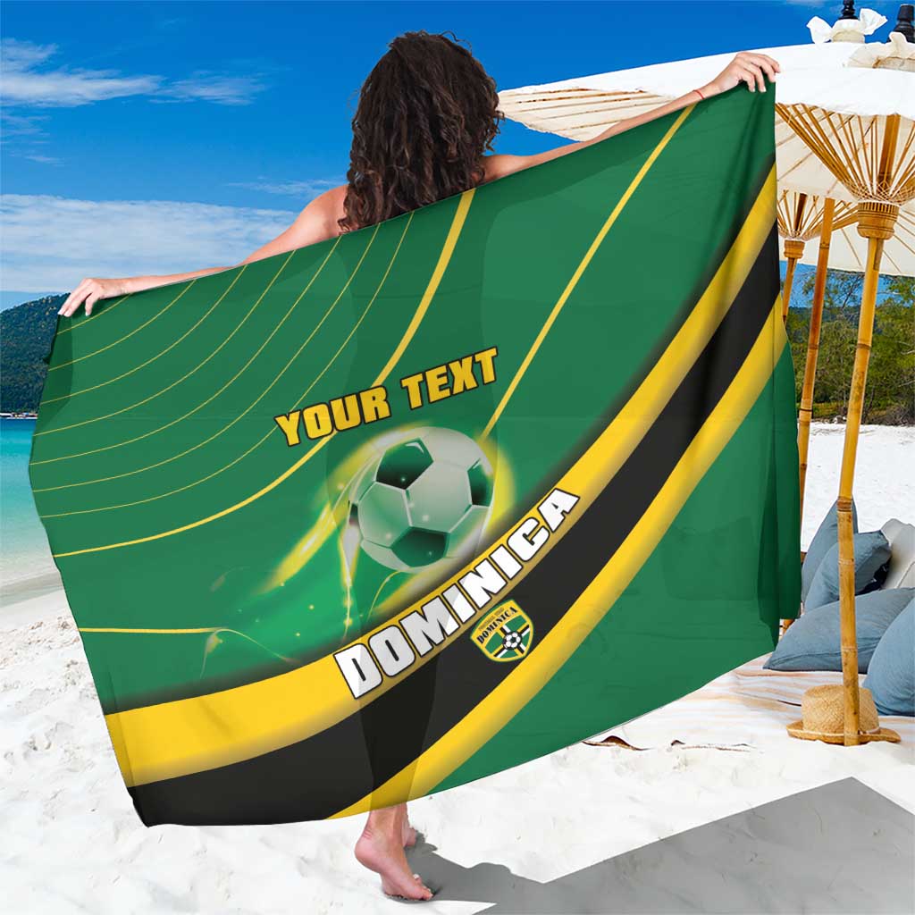 Personalised Dominica Football Sarong Sporty Style - Wonder Print Shop