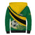 Personalised Dominica Football Sherpa Hoodie Sporty Style - Wonder Print Shop