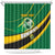 Personalised Dominica Football Shower Curtain Sporty Style