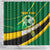 Personalised Dominica Football Shower Curtain Sporty Style