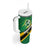 Personalised Dominica Football Tumbler With Handle Sporty Style - Wonder Print Shop