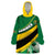 Personalised Dominica Football Wearable Blanket Hoodie Sporty Style - Wonder Print Shop