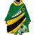 Personalised Dominica Football Wearable Blanket Hoodie Sporty Style - Wonder Print Shop