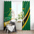 Personalised Dominica Football Window Curtain Sporty Style - Wonder Print Shop