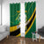 Personalised Dominica Football Window Curtain Sporty Style - Wonder Print Shop