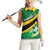 Personalised Dominica Football Women Sleeveless Polo Shirt Sporty Style - Wonder Print Shop