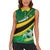 Personalised Dominica Football Women Sleeveless Polo Shirt Sporty Style - Wonder Print Shop