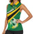 Personalised Dominica Football Women Sleeveless Polo Shirt Sporty Style - Wonder Print Shop