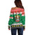 United Arab Emirates Christmas Off Shoulder Sweater Coat Of Arms Eid Milad Majid - Wonder Print Shop