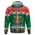 United Arab Emirates Christmas Zip Hoodie Coat Of Arms Eid Milad Majid - Wonder Print Shop